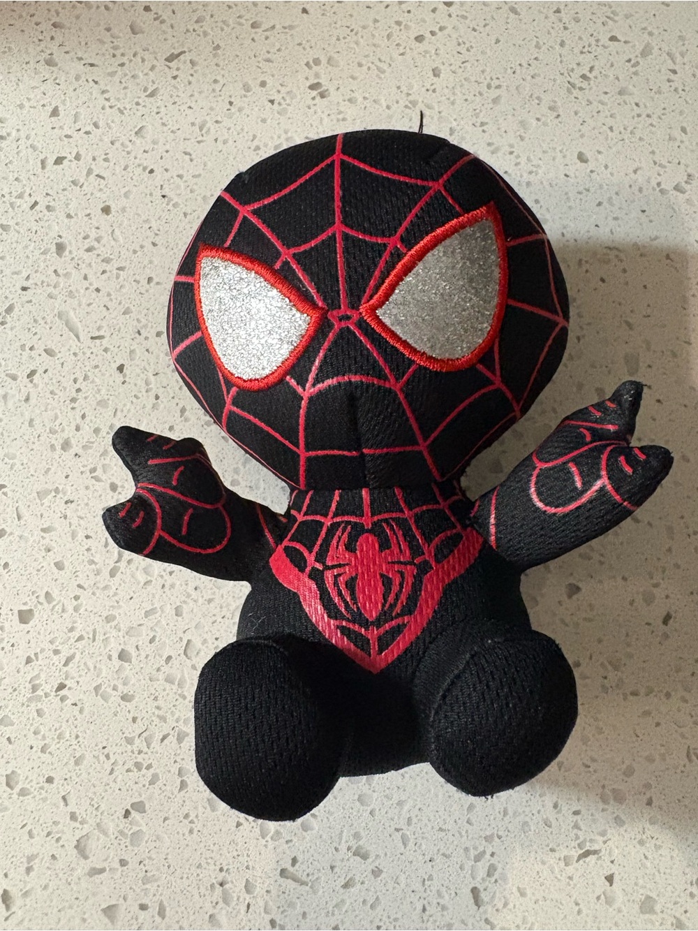 TY Marvel Spider-Man Black & Red Plush Toy